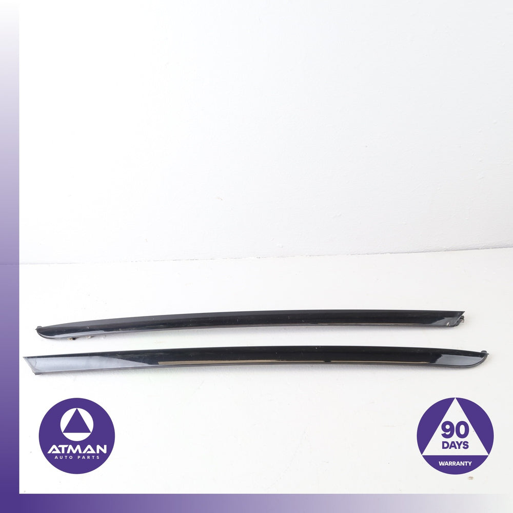 04-11 BMW E83 X3 Left & Right Windshield Panel Molding Trim Set Black OEM