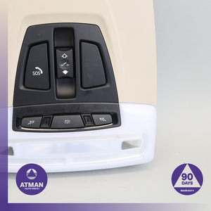 BMW F15 X5 Front Roof Dome Light Dome Light Switch Console OEM