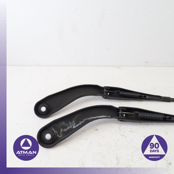 BMW F30 328i 320i Front Windshield Wiper Washer Arm Set OEM