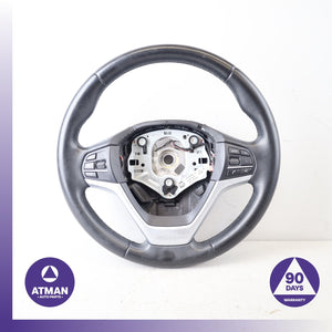 14-18 BMW F15 X5 Sport Steering Wheel Black 32306877853 OEM