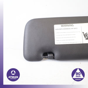 BMW E88 128i 328i 335i Convertible RIght Side Sunvisor Sun Visor Black OEM