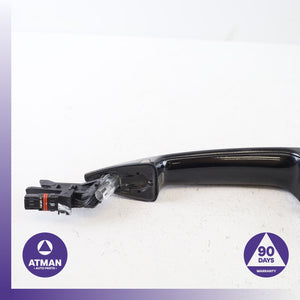 BMW F15 X5 Rear Left Driver Exterior Door Handle w/ Keyless Go Black OEM