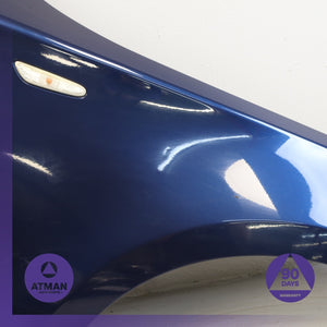 08-13 BMW E82 128i Front Right Side Fender Cover Panel Blue 41357133228 OEM 77k