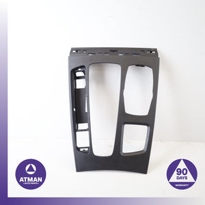 14-18 BMW F15 X5 Center Console Shifter Cover Panel Trim Bezel OEM
