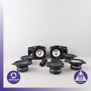 02-08 BMW E66 750i 745i Hi-Fi Interior Tweeter Loudspeaker Speaker Set OEM
