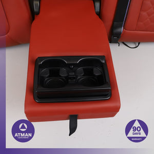 20-25 BMW F98 F97 X4M X3M Rear Left &amp; Right Upper Seat Cushion Set Red OEM