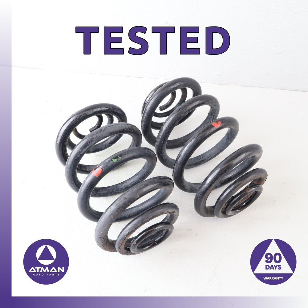 04-10 BMW X3 Rear Left & Right Shock Absorber Coil Spring Set OEM