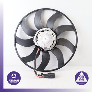 14-19 BMW F15 X5 X6 3.0L Engine Motor Radiator Cooling Fan Blade w/ Motor OEM