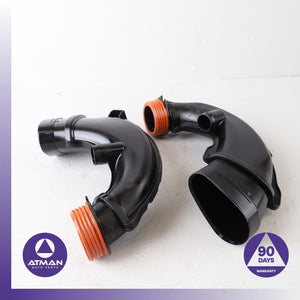 08-19 BMW F10 550i 650i Left & Right Air Intake Charge Pipe Set OEM — photo 6