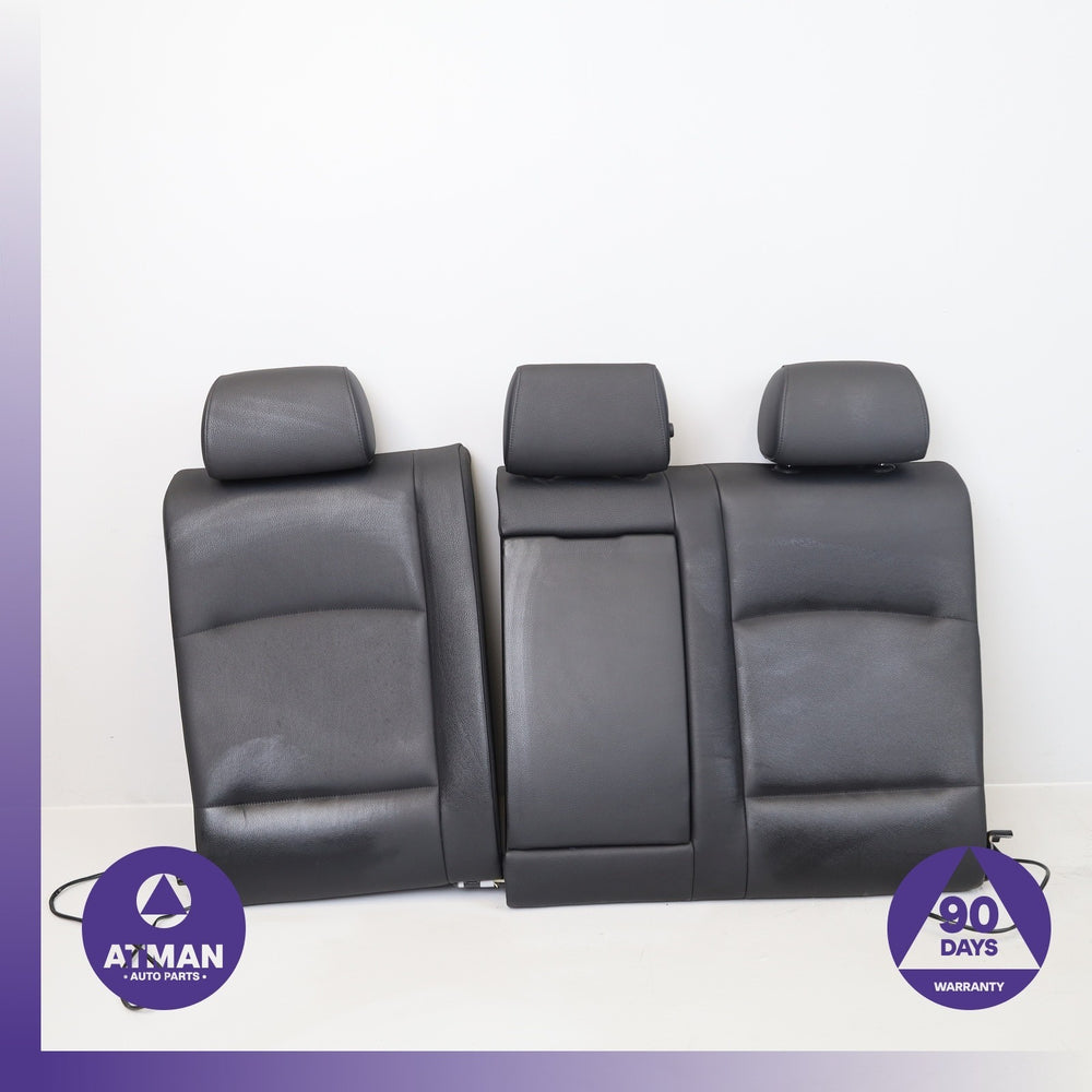 11-16 BMW F10 550i 528i Rear Left & Right Upper Seat Cushion Set Black OEM