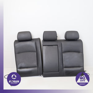 11-16 BMW F10 550i 528i Rear Left & Right Upper Seat Cushion Set Black OEM