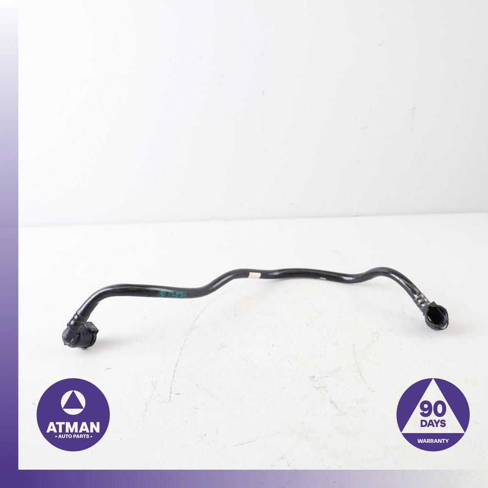 16-18 BMW F30 330e Hybrid Radiator Expansion Tank Coolant Hose OEM 84k