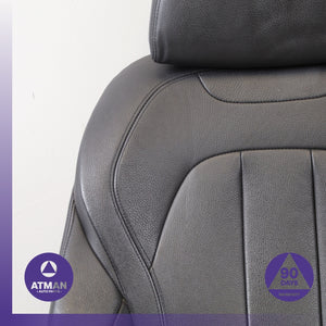 14-18 BMW F15 X5 Front Right Top Upper Seat Cushion w/ Headrest Black OEM
