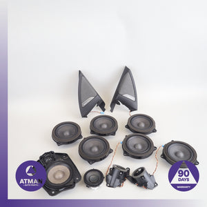 19-25 BMW F98 X4M Harman / Kardon Interior Audio Speaker Loudspeaker Set OEM 55k