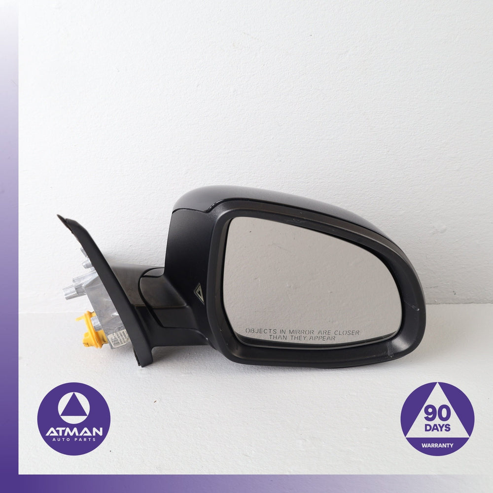 2017 BMW F25 X3 Right Rear View Door Mirror w/ Blind Spot & Camera Black OEM