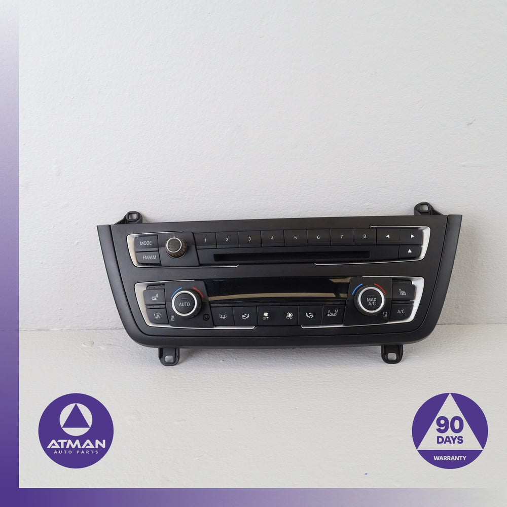 12-15 BMW F30 320i 328i 335i Audio Radio AC Heater Temperature Control Unit OEM
