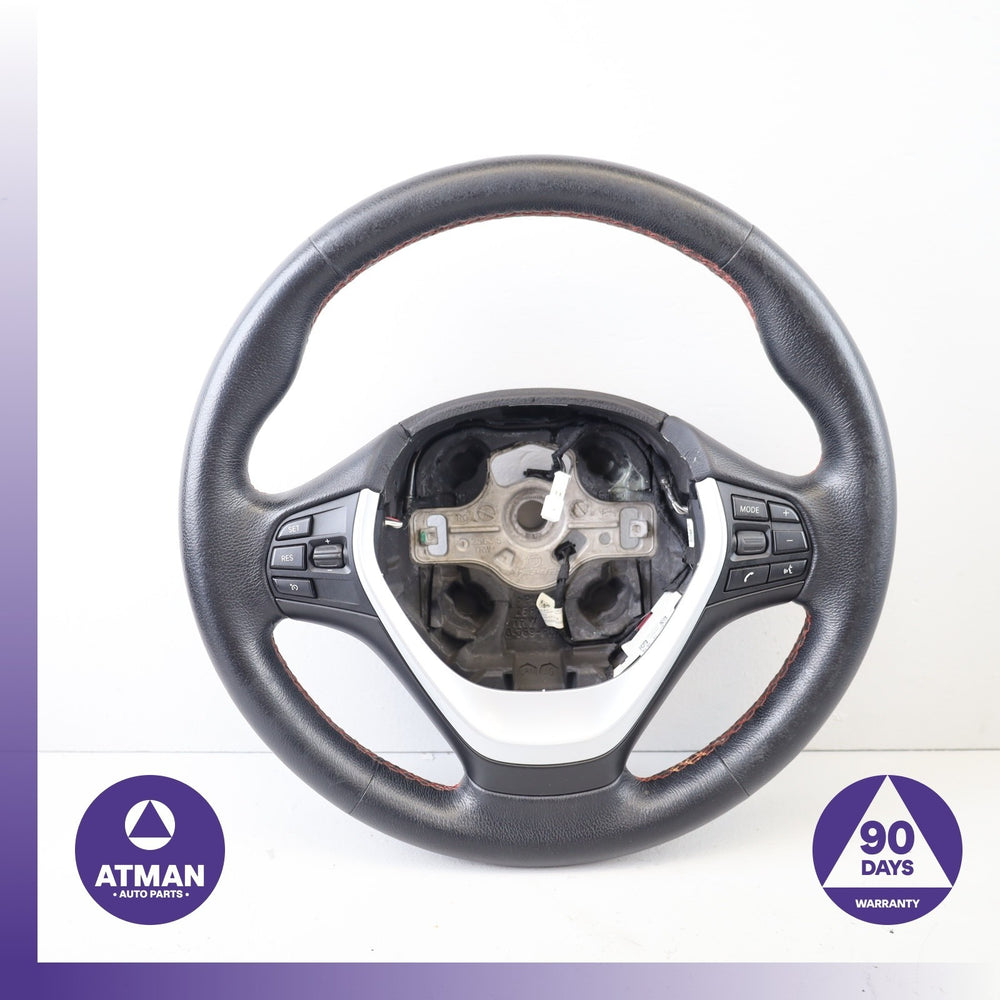 12-18 BMW F30 330i 320i 335i Sport Steering Wheel Black 32309864180 OEM 68k