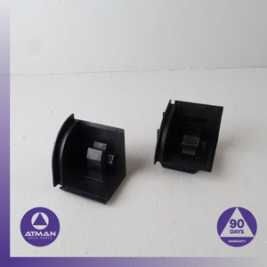BMW E46 325i Touring Rear Left & Right Trunk Load Roller Blind Bracket Set OEM