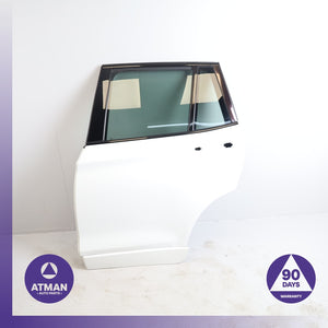 11-17 BMW F25 X3 Rear Left Driver Door Shell Panel White OEM