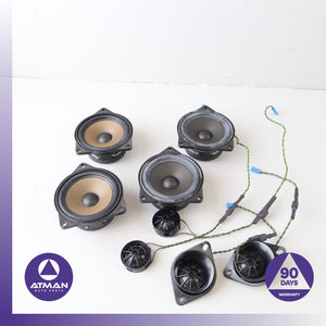 02-15 BMW E60 535i 750Li Hi-Fi Interior Speaker Tweeter Loudspeaker Set OEM — photo 2