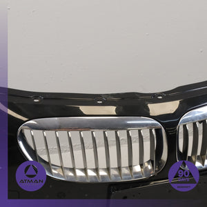 08-10 BMW E64 650i Front Bumper Cover Panel w/ Park Assist Black 51117184688 OEM