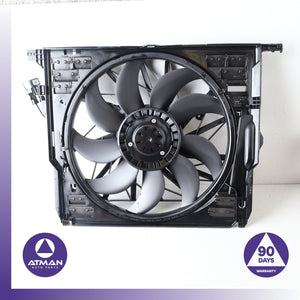 09-19 BMW F10 550i 650i N63 4.4L 850W Engine Motor Cooling Fan Shroud OEM — photo 2