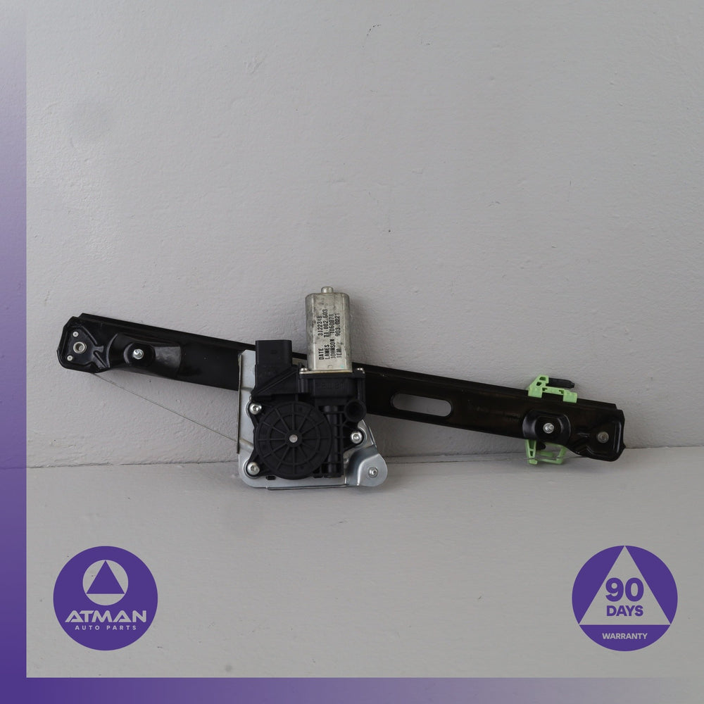 BMW E90 328i 335i Rear Left Side Window Regulator w/ Motor OEM