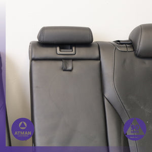 15-19 BMW F86 X6M Rear Left &amp; Right Upper Seat Cushion Merino Set Black OEM
