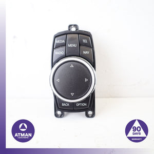 14-18 BMW F15 X5 Media Navigation Controller Switch Knob 65829350723 OEM