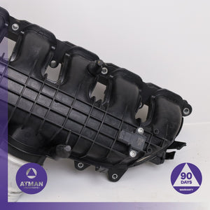 2014 BMW F15 X5 Engine Motor Intake Manifold w/ Throttle 11617576911 OEM