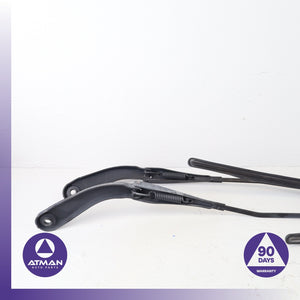 BMW F30 328i 320i Front Windshield Wiper Washer Arm Set OEM