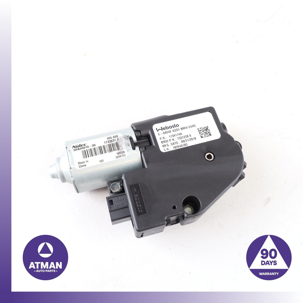 BMW F16 X6 X6M Sunroof Sun Roof Drive Motor 7331228 OEM