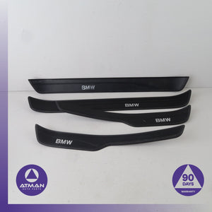 BMW E90 328i 330i 335i Front & Rear Sill Scuff Plate Cover Panel Set OEM