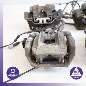 BMW F25 X3 Front & Rear Brake Caliper w/ Actuator Set OEM