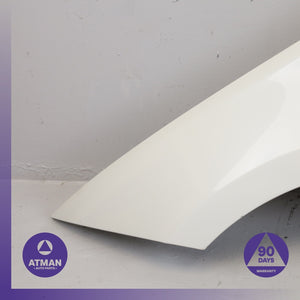 08-13 BMW E88 128i Front Left Driver Fender Cover Panel White 41357133227 OEM