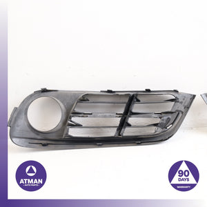 BMW F10 528i Front Left &amp; Right Lower Bumper Grille Set Black OEM