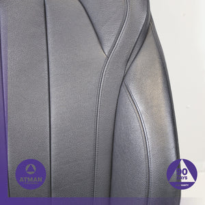 14-18 BMW F15 X5 Front Right Top Upper Seat Cushion w/ Headrest Black OEM