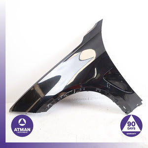 14-18 BMW F15 X5 Front Left Side Fender Wing Panel Black 51657373541 OEM