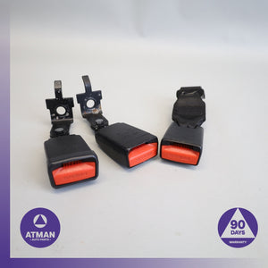 BMW F16 X6 X6M Rear Seatbelt Seat Belt Buckle Set Black OEM