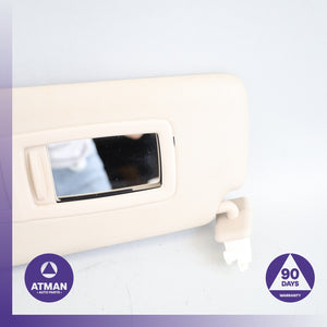 BMW F30 320i Left Driver Side Sunvisor Sun Visor Beige OEM