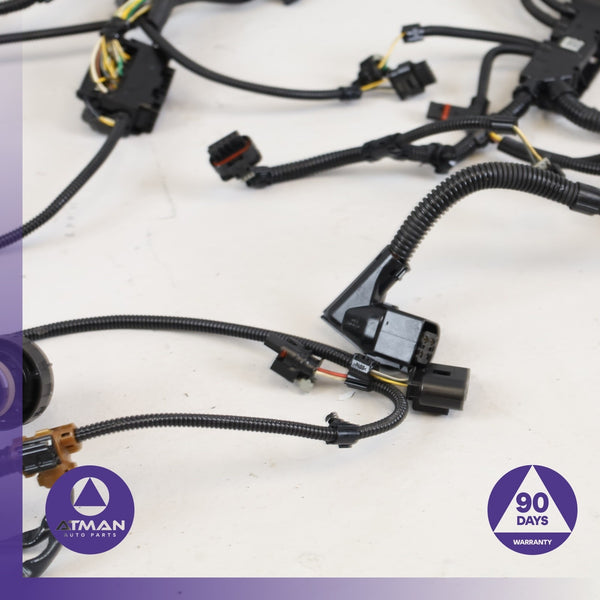 12-16 BMW F30 328i N20 RWD Engine Transmission Wire Harness Set 7634056 OEM