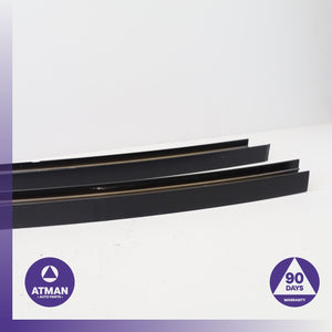 BMW F10 535i Rear Left &amp; Right Door Window Molding Trim Set 51357182296 OEM — photo 3