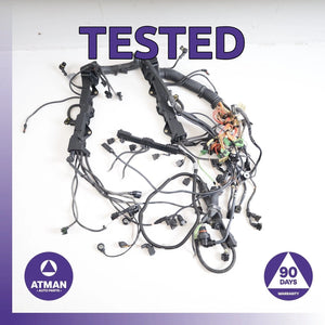 06-07 BMW E63 650i 550i N62B48 Engine Motor Wire Harness 7572914 OEM