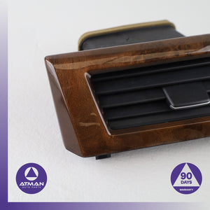 08-10 BMW E60 528i 550i 535i Left Dashboard A/C AC Air Vent Grille Wood OEM