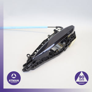 BMW F16 X6 X5 Rear Right Exterior Door Handle w/ Keyless Go Black OEM