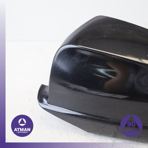 BMW F10 550i 528i Left Side Exterior Mirror Cover Panel Black OEM