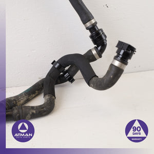 BMW F30 328i 320i 2.0L Engine Radiator Coolant Hose Pipe Set OEM