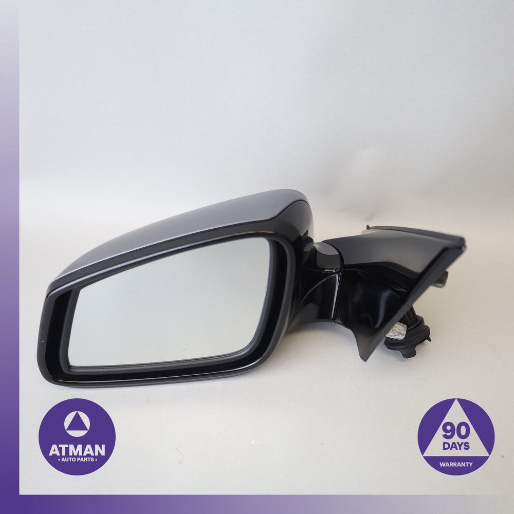 11-13 BMW F10 550i 535i 528i Left Driver Side Rear View Door Mirror Gray OEM
