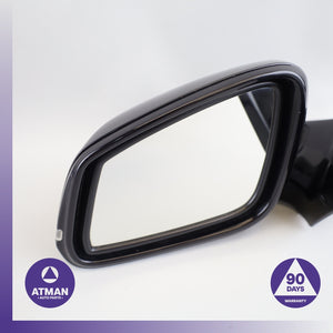 14-20 BMW F36 435i Left Driver Door Rear View Mirror w/ Camera Black OEM 70k