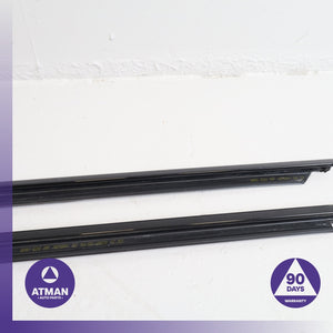 BMW G20 330i Rear Left & Right Door Window Lower Molding Set Black OEM